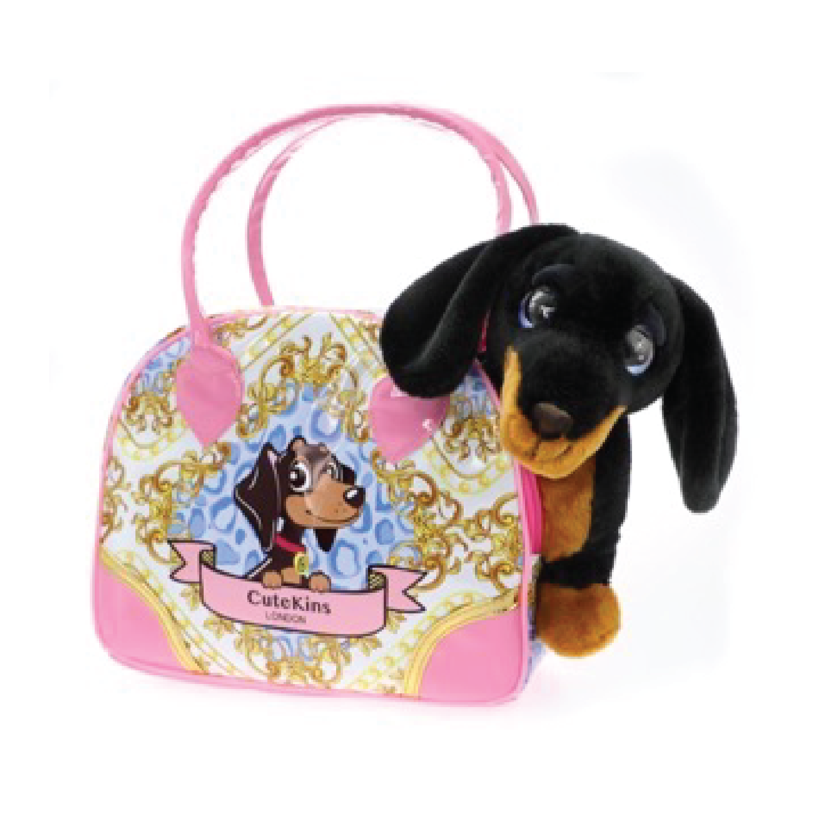 Plush Pets with Carry Bags